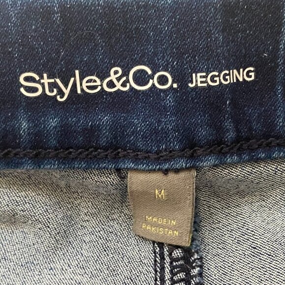 Blue Jean Jeggings - Picture 1 of 3